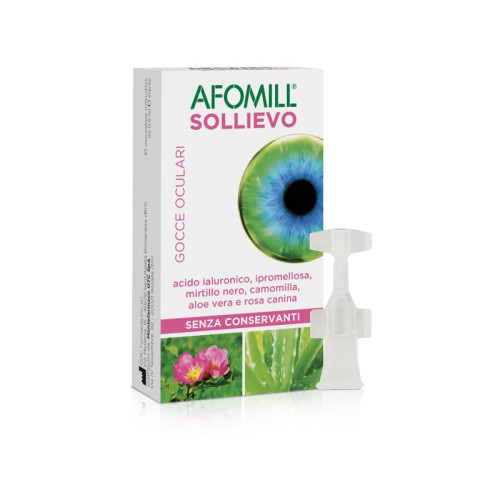 Afomill sollievo gocce oculari occhi 10 fiale da 0,5 ml