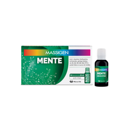 Massigen mente 10 flaconi da 25 ml