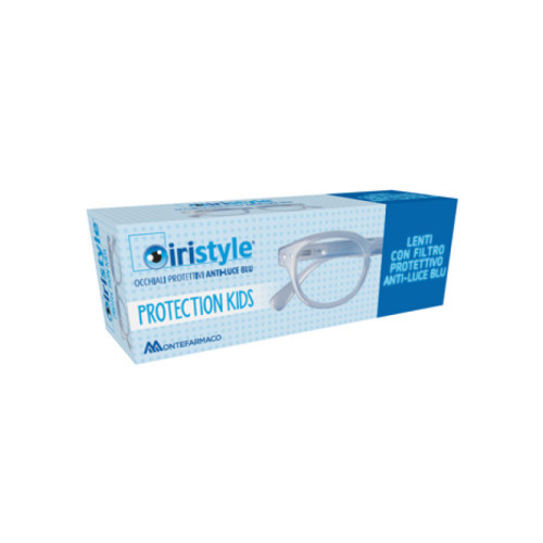 Occhiale da lettura premontato iristyle protection kids light blu