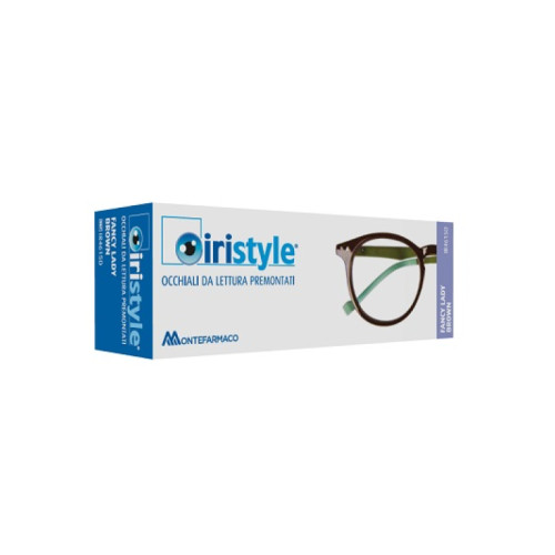 Occhiale da lettura premontato iristyle fancy lady brown +2,5
