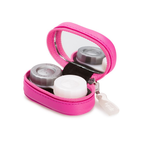 Contacta travel case porta lenti in pelle