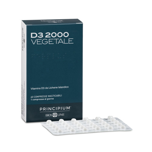 Principium d3 2000 masticabile 60 compresse