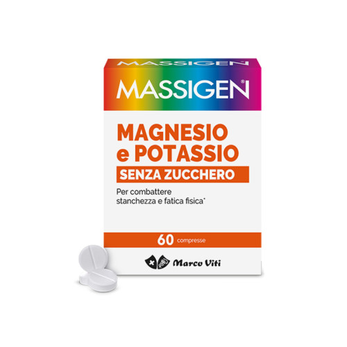 Massigen magnesio potassio senza zuccheri 60 compresse