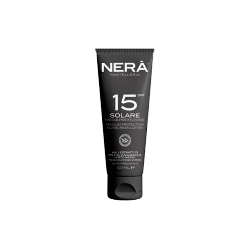 Nera' pantelleria travel size crema solare media protezione spf15 100 ml