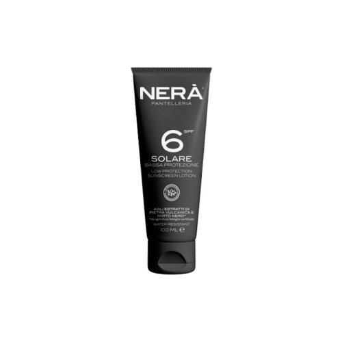 Nera' pantelleria travel size crema solare bassa protezione spf6 100 ml