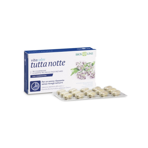 Vitacalm tutta notte con melatonina 30 compresse