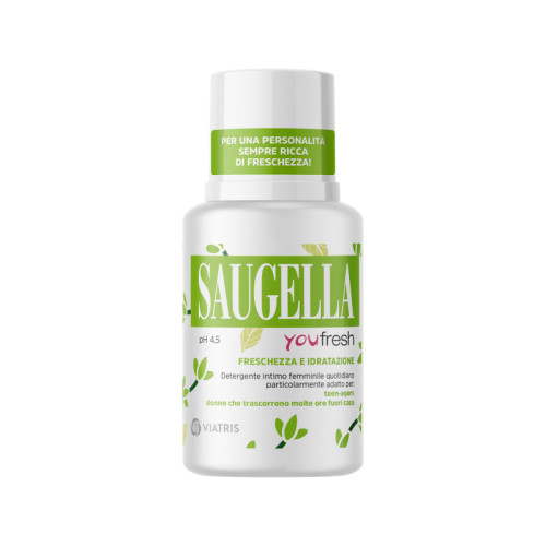 Saugella you fresh ph 4,5 freschezza e idratazione detergente intimo 100 ml