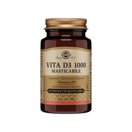 Vita d3 1000 100 tavolette masticabili