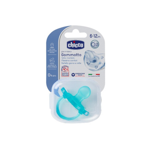 Chicco gommotto in silicone boy 6-16 mesi 1 pezzo