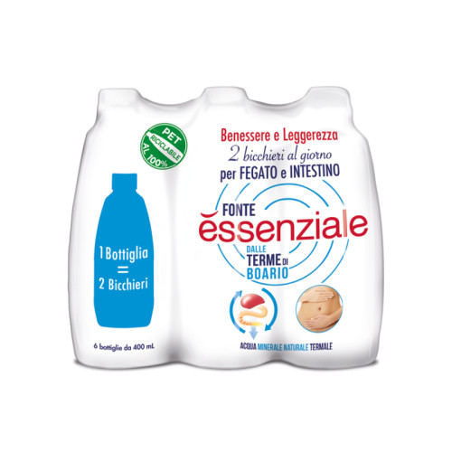 Fonte essenziale pet 6 x 400 ml