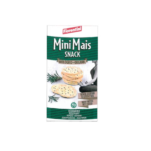 Bio mini gallette di mais al rosmarino 50 g