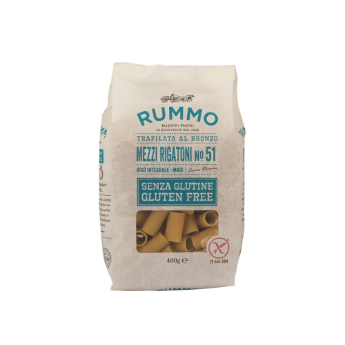 Rummo mezzi rigatoni n51 di riso integrale e mais 400 g