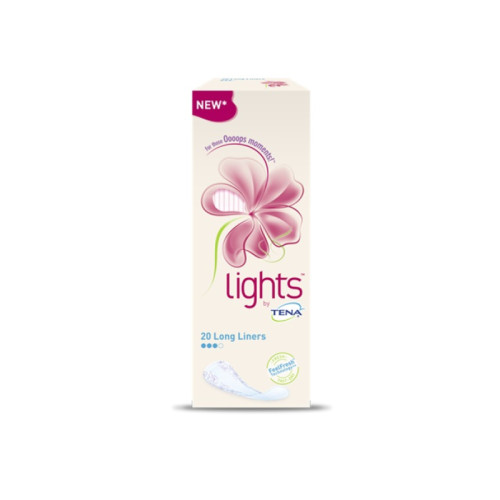 Salvaslip per incontinenza piccole perdite lights by tena long 20 pezzi