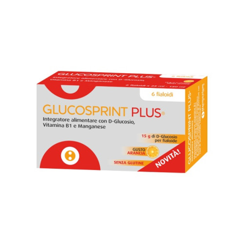 Glucosprint plus arancia 6 fialoidi da 25 ml