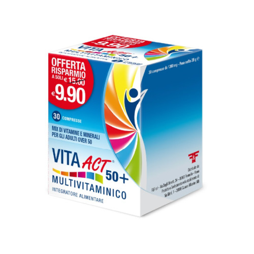 Vita act multivitaminico 50+ 30 compresse