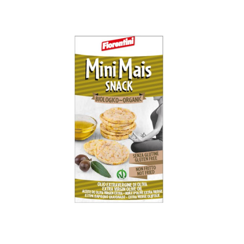 Bio mini snack gallette di mais all'olio extravergine d'oliva 50 g