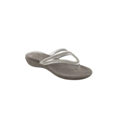 Lulu synthetic glitter + beads womens pewter 37