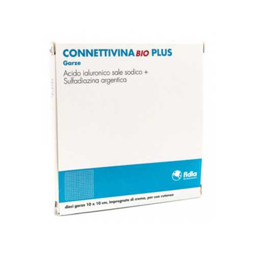 Connettivinabio plus garza 10 x 10 cm 10 pezzi