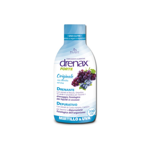 Drenax forte originale con mirtillo e uva 300 ml