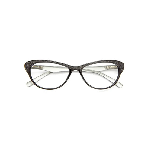 Occhiale da lettura premontato twins platinum ginevra nero +2,50