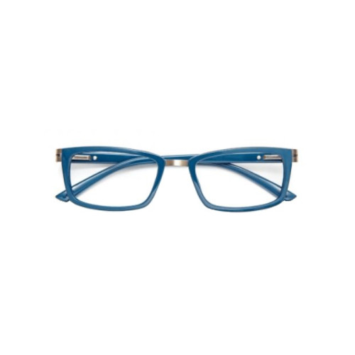Occhiale da lettura premontato twins platinum lugano blu +3,50