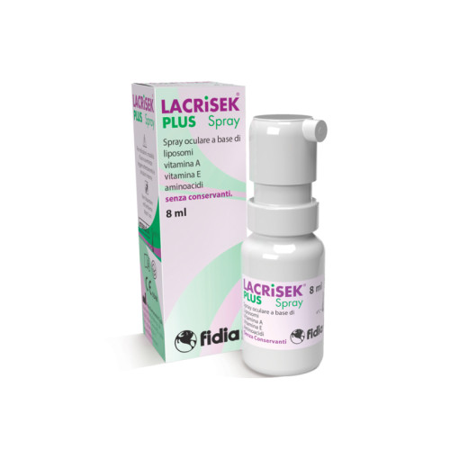 Lacrisek plus spray senza conservanti soluzione oftalmica 8 ml
