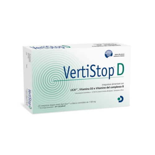 Vertistop d 20 compresse da 1100 mg