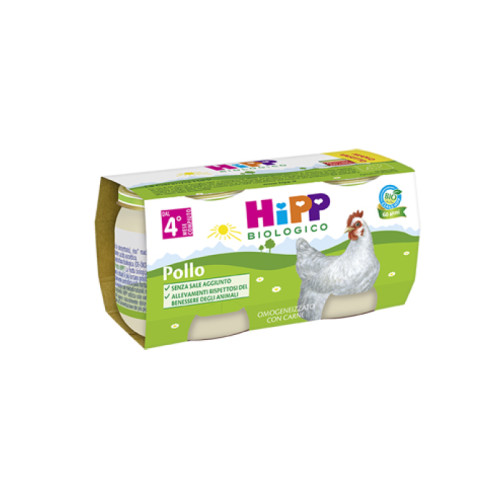 Hipp bio hipp bio omogeneizzato pollo 2x80 g