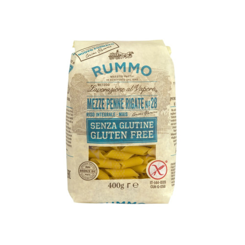 Rummo mezze penne rigate n28 riso integrale e mais 400 g