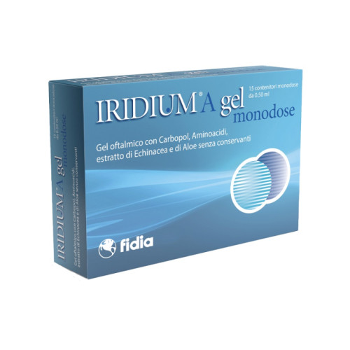 Iridium a gel oftalmico monodose 15 contenitori da 0,50 ml