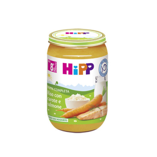 Hipp pappa pronta riso carote salmone 220 g