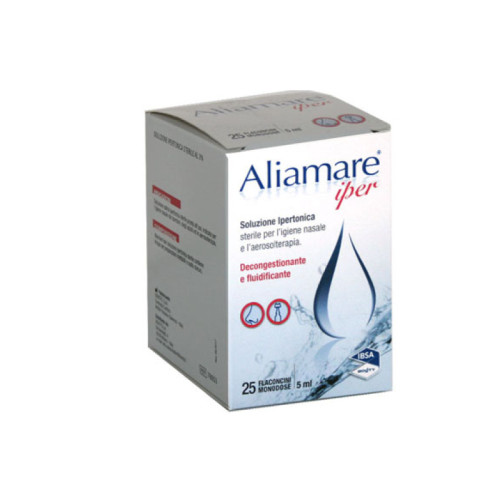 Aliamare iper 25 flaconcini ipertonici da 5 ml