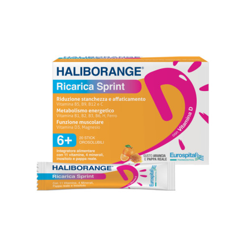 Haliborange ricarica sprint 20 stick pack 2 g