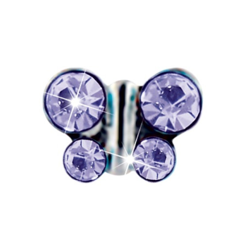 Farfalla 6mm viola