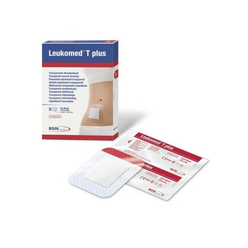 Medicazione post-operatoria leukomed t plus trasparente impermeabile 8 x 10 cm