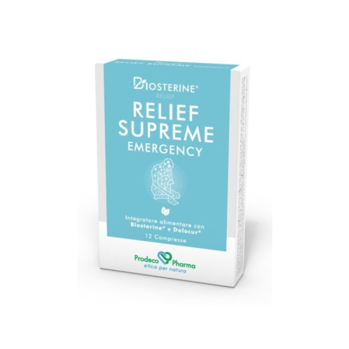 Biosterine relief supreme emergency 12 compresse
