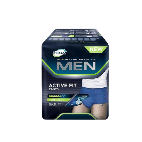 Pull up uomo tena men pants active fit m 9 pezzi