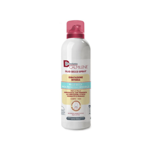 Dermovitamina calmilene olio secco spray idratazione intensa per pelle secca, molto secca e sensibile 200 ml