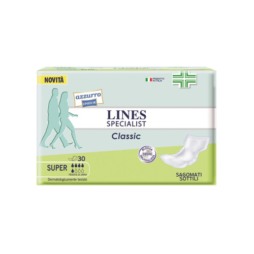 Pannolone lines specialist derma sagomato anatomico super 30 pezzi