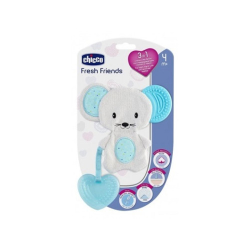 Chicco massaggiagengive friends azzurro