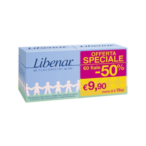 Flanconcino libenar 60 pezzi da 5 ml