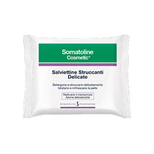 Somatoline cosmetic viso salviette struccanti offerta speciale 20 pezzi