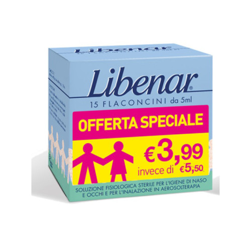 Libenar 15 flaconcini soluzione isotonica 5 ml taglio prezzo