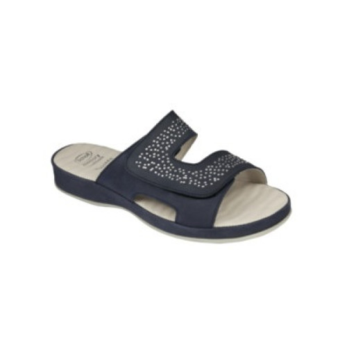 Calzatura clotilde nubuck womens navy blue 39 tomaia nubuck+strass fodera tomaia pelle sottopiede pelle tpr calzata g collezione 2018