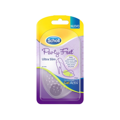 Plantare con cuscinetto party feet gel activ ultra slim 1 paio