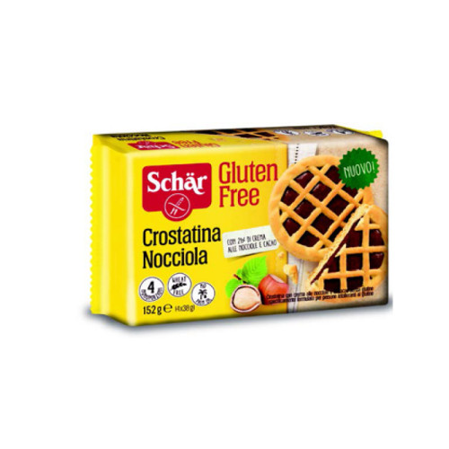 Schar crostatina nocciola 4 monoporzioni da 38 g