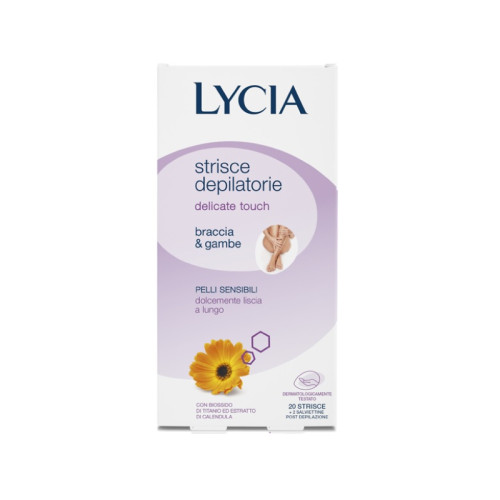 Lycia 20 strisce braccia/gambe pelli delicate 12 pezzi