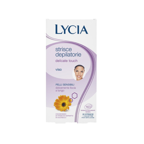 Lycia 20 strisce viso delicate 12 pezzi