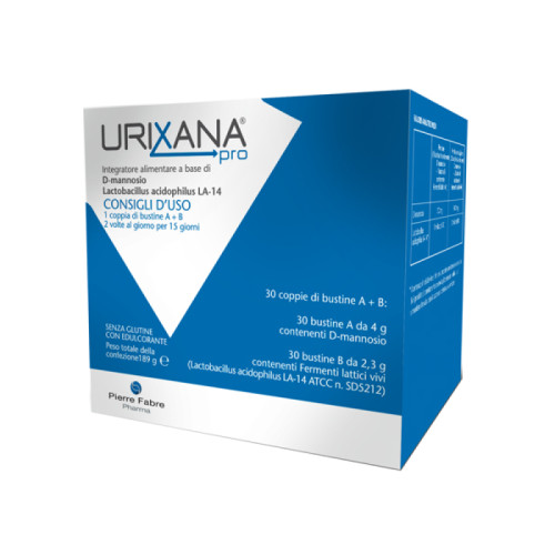 Urixana pro 30 bustine a, 30 bustine b