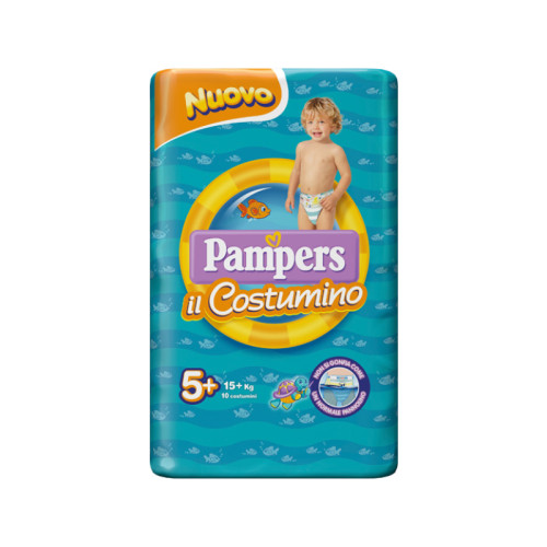 Pampers costumino baby shark cp s 5-6 10 pezzi